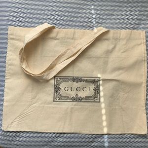 Gucci canvas tote bag